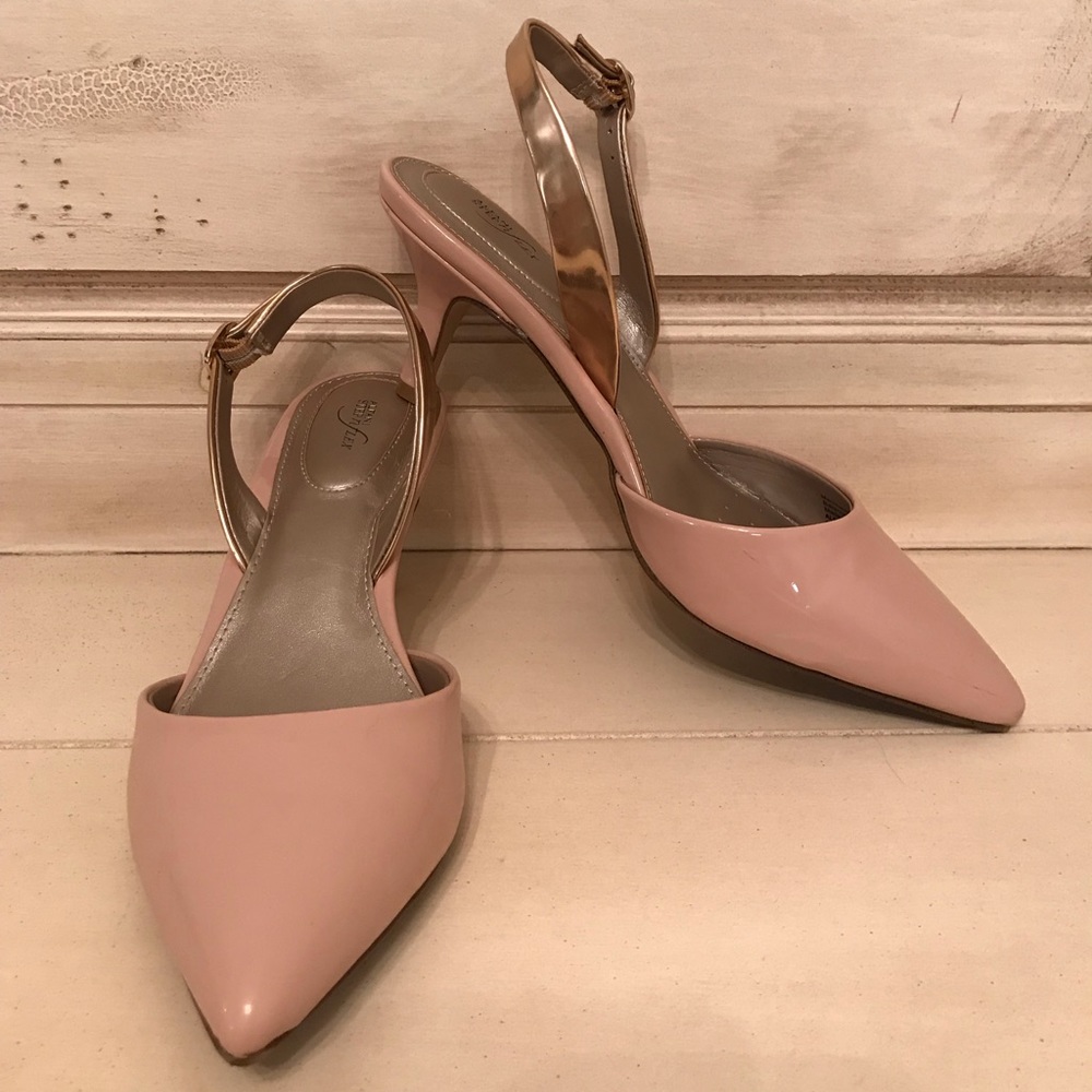Alfani pink pointed toe heels